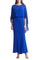 Formal Dresses Long Formal Capelet Evening Dress Cobalt