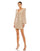Cocktail Dresses Long Sleeve Sequin Cocktail Short Mini Dress Light Green