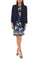 Cocktail Dresses Short Cocktail Floral Print Dress Black Multi