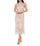 Cocktail Dresses Fitted Sequin Midi Length Cocktail Dress Champagne