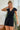 Jumpsuit Short V Neck Scallop Romper Black