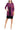 Cocktail Dresses Printed Short Cocktail Jacket Dress Black Fuchsia