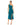 Cocktail Dresses Short Fitted Slit Midi Length Cocktail Dress Peacock