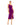 Cocktail Dresses Short Fitted Slit Midi Length Cocktail Dress Purple