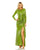 Formal Dresses Metallic Formal Long Sleeve Evening Dress Apple Green