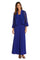 Mother of the Bride Dresses Long Ruffle Sequin Jacket Mother of the Bride Dress Royal
