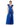 Jumpsuit Ruffle Cap Sleeve Cutout Heat Pleated Jumpsuit Cobalt