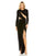 Prom Dresses Long Sleeve Keyhole Formal Prom Dress Black