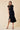 Cocktail Dresses Short Sleeve Midi Length Knit Dress Black