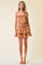 Jumpsuit Short Strapless Tiered Ruffle Romper Sand Stone
