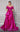 Prom Dresses Ruffle Long Formal Overskirt Evening Dress Fuchsia
