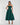 Cocktail Dresses A Line Floral Midi Cocktail Dress  Emerald Multi