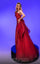 Formal Dresses A Line Long Formal Beaded Evening Formal Dress Red