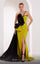 Formal Dresses Beaded Fitted Long Pleated Evening Formal Dress  Black Olive
