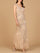 Formal Dresses Beaded Long Formal Evening Mermaid Dress Nude
