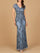Formal Dresses Formal Long Beaded Mermaid Evening Dress Ink Blue