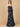Formal Dresses Long Formal Floral Evening Bolero Prom Dress Navy
