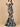 Formal Dresses Fitted Long Mermaid Evening Formal Dress Black/Multi