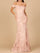 Prom Dresses Long Formal Fitted Mermaid Lace Prom Dress Blush
