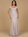 Formal Dresses Fitted Lace Long Formal Mermaid Dress Dusty Purple