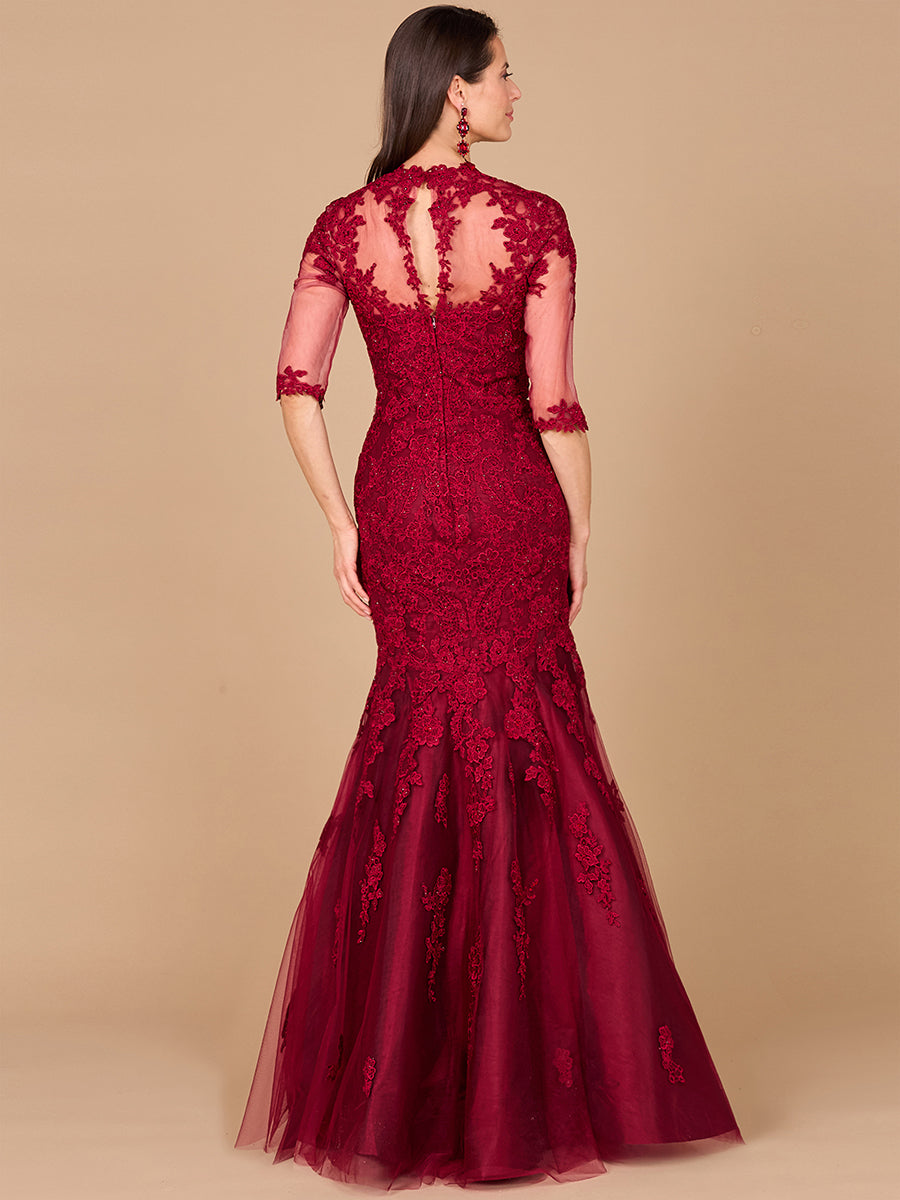 Formal Dresses Long Mermaid Formal Evening Dress  Dark Red