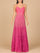 Prom Dresses Long Formal A Line Beaded Ombre Prom Dress Pink Ombre