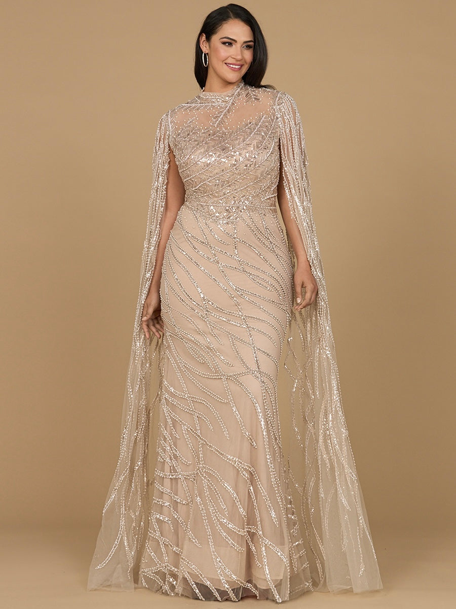 Mother of the Bride Dresses Long Beaded Mother of the Bride Dress Nude
