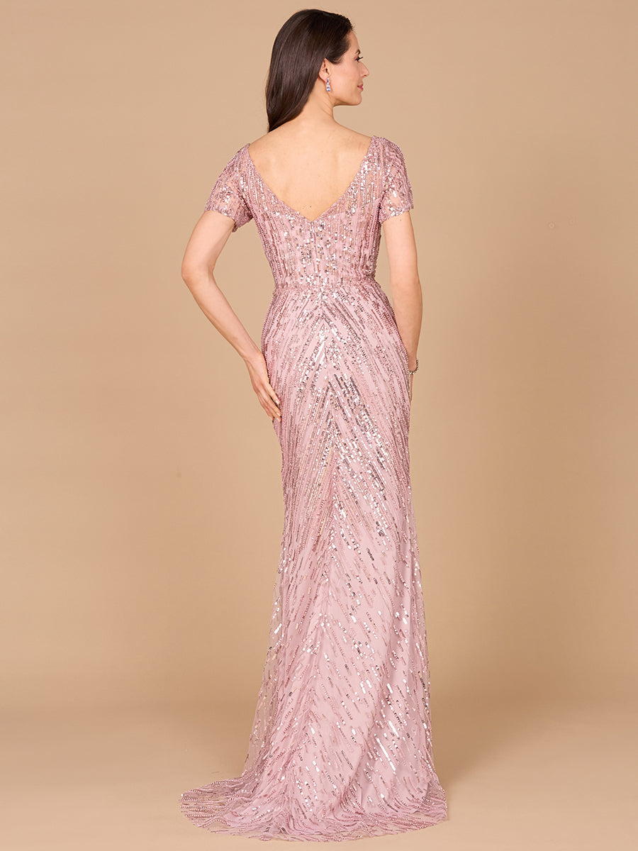 Mother of the Bride Dresses Long Mother of the Bride Beaded Formal Dress  Dusty Rose