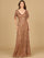 Formal Dresses Sequin Long Formal Evening Dress Mocha