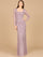 Formal Dresses Beaded Long Sleeve Formal Sequin Evening Dress Dusty Lavender