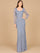 Formal Dresses Beaded Long Sleeve Formal Sequin Evening Dress Dusty Periwinkle
