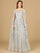 Mother of the Bride Dresses Long Cape Formal Mother of the Bride Lace Dress Silver