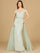 Formal Dresses Beaded Long Formal Overskirt Evening Dress Dusty Sage