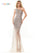Prom Dresses Long Formal One Shoulder Fitted Prom Dress Silver