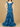 Formal Dresses Fitted Formal Long Mermaid Evening Dress Peacock Blue