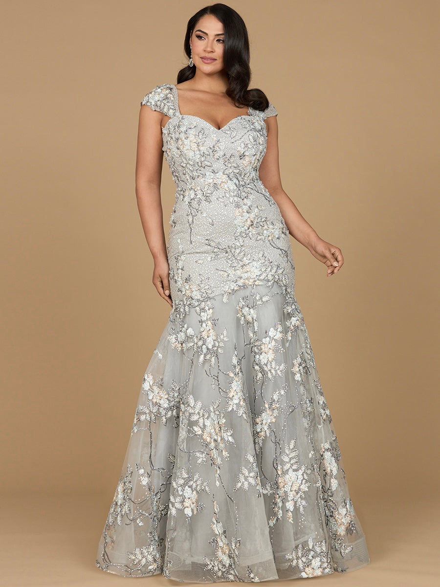 Formal Dresses Fitted Formal Long Mermaid Evening Dress Grey