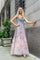 Formal Dresses Long Lace Applique Evening Formal Dress Multi