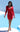 Cocktail Dresses Long Sleeve Fitted Short Cocktail Dress Red
