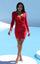 Cocktail Dresses Long Sleeve Fitted Short Cocktail Dress Red