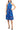Cocktail Dresses Printed Short Cocktail Knee Length Dress Blue Multi