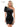 Cocktail Dresses Short Fitted One Shoulder Cocktail Dress Black