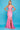 Prom Dresses Beaded Long Formal Lace Prom Dress Pink