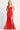 Prom Dresses Beaded Long Formal Lace Prom Dress Red