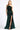 Prom Dresses Fitted Long Sequin Formal Slit Evening Dress Emerald/Black