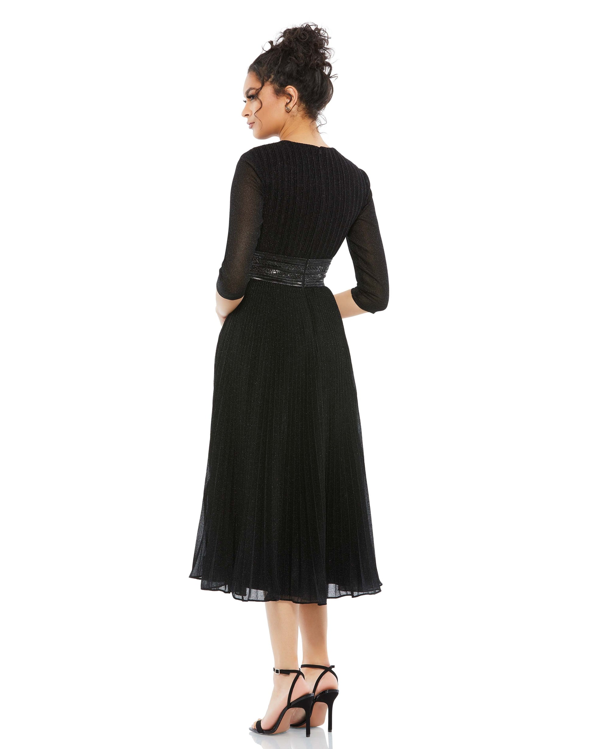 Mac Duggal Short 3/4 Sleeve Cocktail Dress 30750 - The Dress Outlet