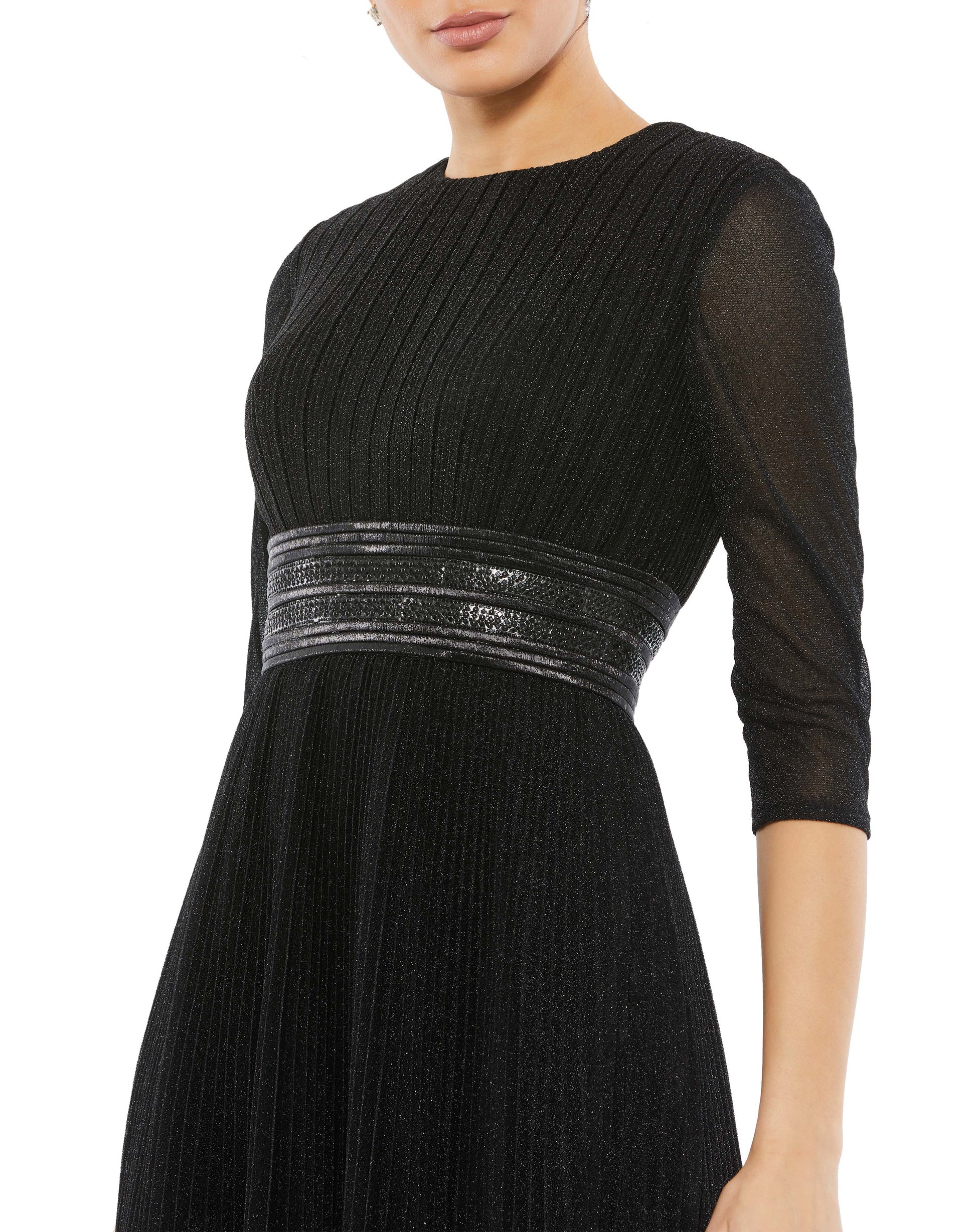Mac Duggal Short 3/4 Sleeve Cocktail Dress 30750 - The Dress Outlet