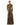 Formal Dresses Long Sleeve Pleated Formal Prom Keyhole Dress Antique Gold