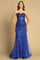 Prom Dresses Long Prom Beaded Lace Mermaid Formal Dress Royal Blue