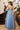Prom Dresses Long Slit Prom A Line Lace fomal Dress Smoky Blue