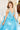 Prom Dresses A Line Long Formal Floral Glitter Prom Dress Deep Sky Blue